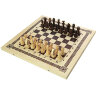 Игра 3 в 1: шашки, шахматы, нарды, Орловские