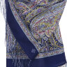 Шерстяной павлопосадский шарф 60х150 см "Ода грезам" 1560-64