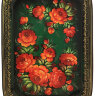 Поднос с росписью "Красные розы" 38*28 см, арт. А-7.93